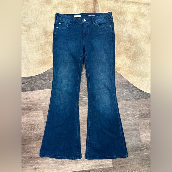 Pilcro The Weekender Flare Jeans Women's Size 28 Blue Denim High Rise 70s - Picture 1 of 7